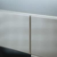 Lathea 2 Door 4 Drawer Large Modern Grey and White Gloss Sideboard With Lights - WHK-3- N13