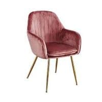 Laval Pink Velvet Dining Chair (Pack Of 2) 19LD641