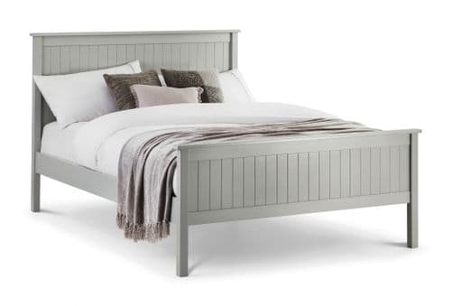 Legnano Durable Dove Grey Lacquered Finish Single Bed JB295