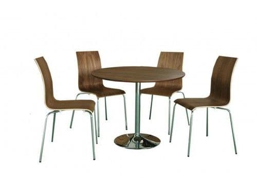 Lievin Walnut Dining Set 17LD477