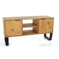 Lila 2 Door Tv Cabinet in Antique Pine TX912 CP