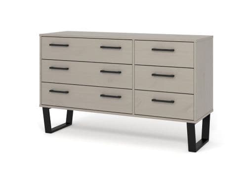 Lila Chest of 3+3 Drawers in Grey Pine TXG533 CP