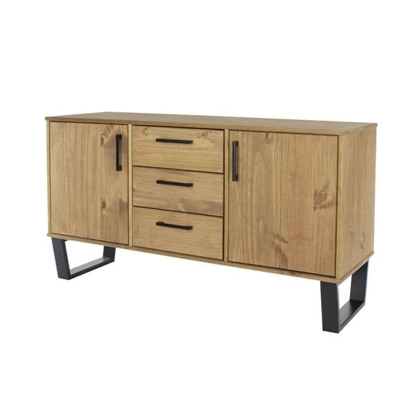 Lila Sideboard 2 Doors, 3 Drawers in Antique Pine TX916 CP