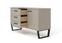 Lila Sideboard 2 Doors, 3 Drawers in Grey Pine TXG916 CP