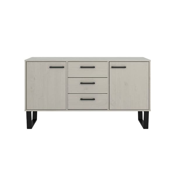 Lila Sideboard 2 Doors, 3 Drawers in Grey Pine TXG916 CP