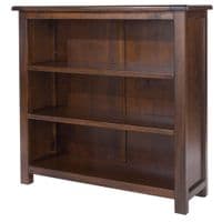 Lincoln Dark Lacquered Low Bookcase BT311