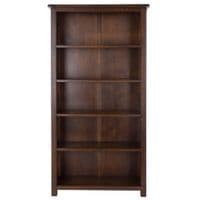 Lincoln Dark Lacquered Tall Bookcase BT312