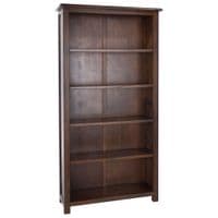 Lincoln Dark Lacquered Tall Bookcase BT312