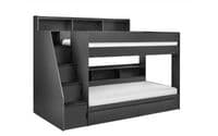 Lorient Anthracite Staircase  Bunk Bed 24JB214