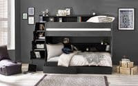 Lorient Anthracite Staircase  Bunk Bed 24JB214