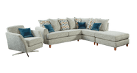 Lusso Sofa Set & Chair in Multiple Fabrics LEBUS
