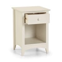 Mérida Stone White 1 Drawer Bedside JB112