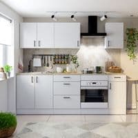 Magna Modular 400mm Kitchen Unit 1 Door Wall Cupboard White Gloss - 001020B