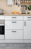Magna Modular 600mm 3 Drawer Kitchen Cabinet Base Unit  White Gloss - 0F1013B