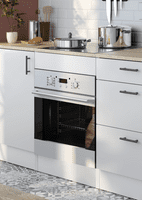 Magna Modular 600mm Kitchen Cabinet Oven Base Unit  White Gloss - 0F1010B