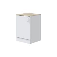 Magna Modular 600mm Kitchen Cupboard Unit  White Gloss - 0F1011B