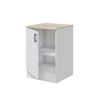 Magna Modular 600mm Kitchen Cupboard Unit  White Gloss - 0F1011B