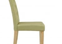 Mana Green Linen Set Of 2 Dining Chairs 17LD460