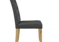 Mana Grey Linen Set Of 2 Dining Chairs 17LD460