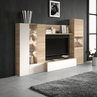 Large White TV and Media Unit | Furniture Factor UK
