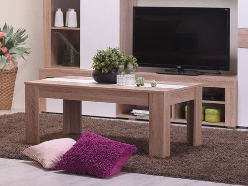 Marengo Sonoma Oak Effect And White Coffee Table - 11014770 S/O