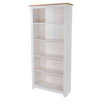 Marina White Waxed Tall Bookcase CP713