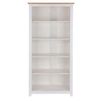 Marina White Waxed Tall Bookcase CP713