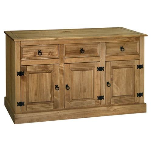 Marlene Pine 3 Door 3 Drawer Sideboard