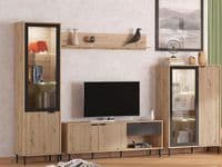 Mayenne Artisan Oak Effect Floating Wall Shelf - 11013361 S/O
