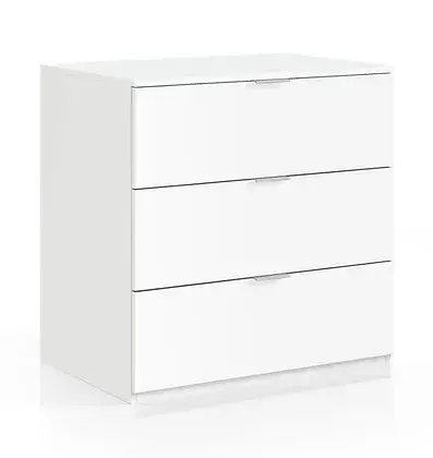Melisa Artic White 3 Drawer Chest LC7823O - S/O