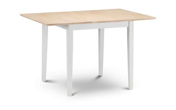 Messina 2-Tone Natural And Ivory Extending Dining Table 18JB457