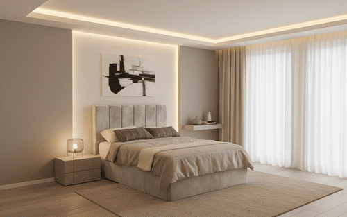 Mian Luxury Upholstered Bed – Optional Storage