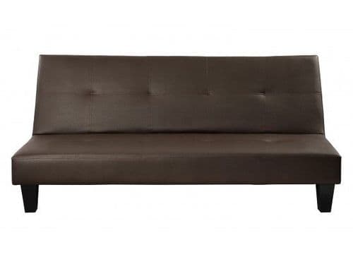 Mihiel Brown Faux Sofa Bed Leather 17LD514