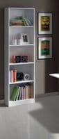 Milan Artic White Bookcase Bookself - 005422BO