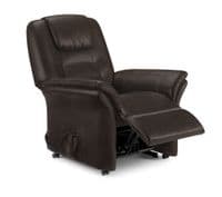 Montesilvano Brown Faux Leather Rise & Recline Chair JB460