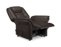 Montesilvano Brown Faux Leather Rise & Recline Chair JB460