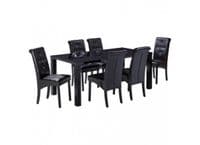 Montrond Large Black High Gloss Dining Table 17LD401