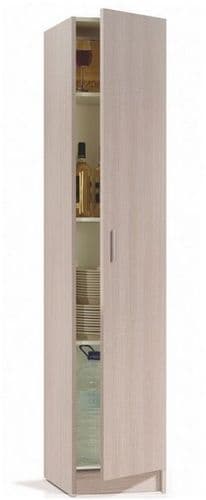 Multi Narrow Oak Effect Universal Storage Cupboard Armario 1P