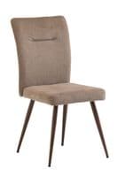 Murano Mocha Wenge Leg  Fabric Dining Chair - Online outlet