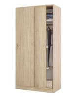 Mytre Narrow Space-Saving Wardrobe 100cm Wide - Online Outlet
