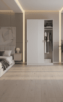 Mytre 100cm Wide Space-Saving Narrow Wardrobe - Online Outlet