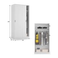 Mytre 100cm Wide Space-Saving Narrow Wardrobe - Online Outlet