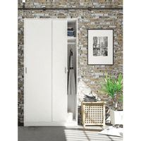 Mytre 100cm Wide Space-Saving Narrow Wardrobe - Online Outlet