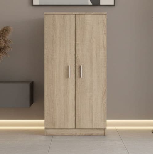 Naples Shoe 21 Pair Cupboard Cabinet Oak Effect - 2892