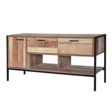 Nazaire Distressed Oak Effect TV Media Unit 19LD365