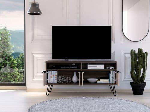 Nevi TV Cabinet 4 Doors in Oak NE912