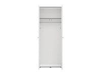 Nevis White 3 Piece Large Corner Wardrobe Modular Set