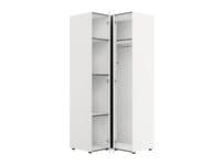 Nevis White L Shaped Corner Wardrobe - Online Outlet