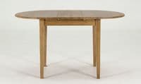 Nola Solid Hardwood Oak Finish Extending Dining Table 18VD279
