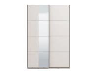 Cellini White Gloss Free Standing Sliding Wardrobe - FurnitureFactor
